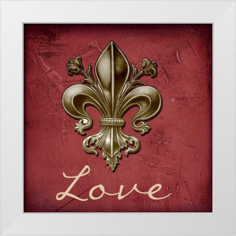 Faith White Modern Wood Framed Art Print by Greene, Taylor