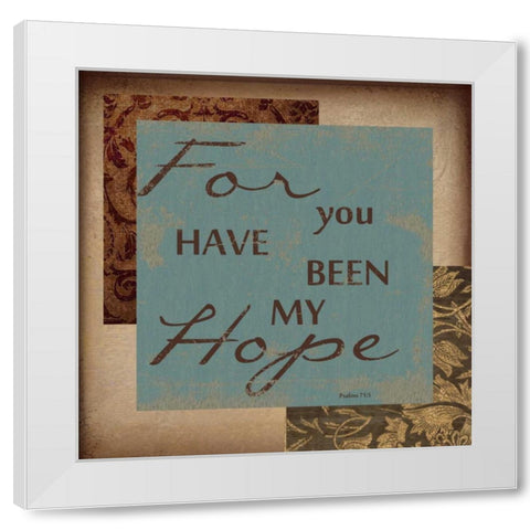FOR YOU HAVE BEEN White Modern Wood Framed Art Print by Greene, Taylor