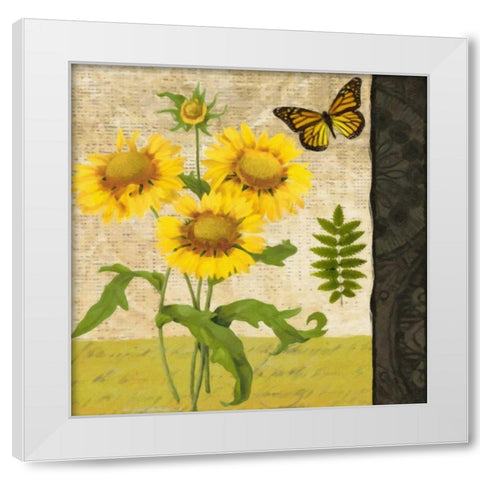 FLORAL III White Modern Wood Framed Art Print by Greene, Taylor