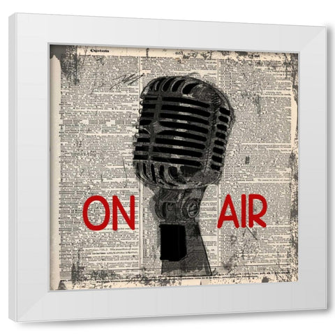 ON AIR White Modern Wood Framed Art Print by Greene, Taylor