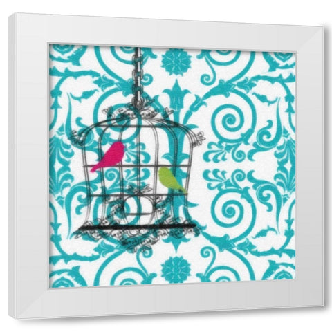 CHEVRON BIRD II White Modern Wood Framed Art Print by Greene, Taylor