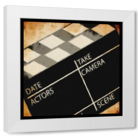 CLAPBOARD White Modern Wood Framed Art Print by Greene, Taylor