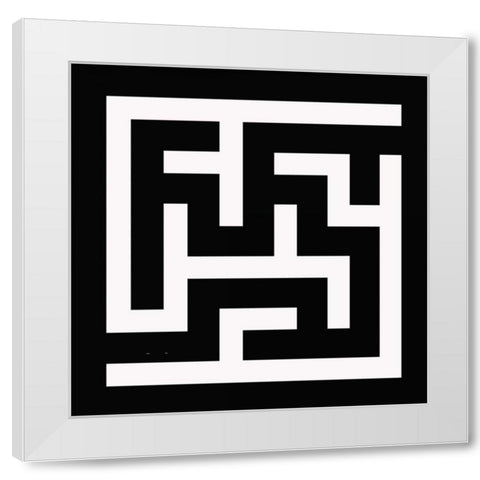LABYRINTH I A White Modern Wood Framed Art Print by Greene, Taylor