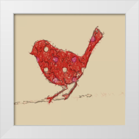 RED AVIAN White Modern Wood Framed Art Print by Greene, Taylor