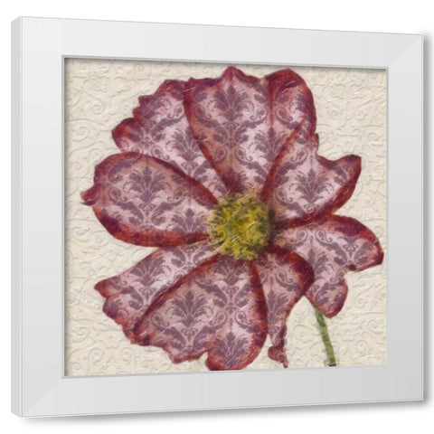 PATTEREND RED PETALS II White Modern Wood Framed Art Print by Greene, Taylor