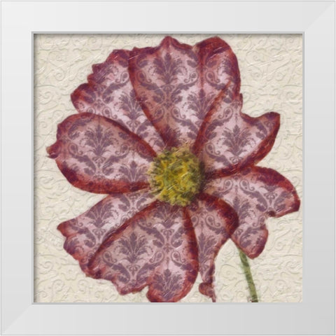 PATTEREND RED PETALS II White Modern Wood Framed Art Print by Greene, Taylor