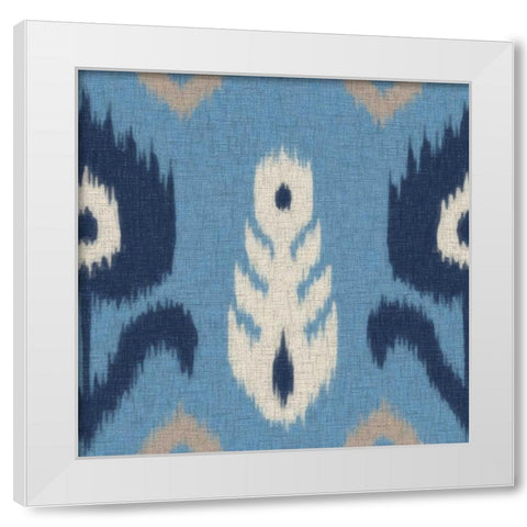 IKAT I White Modern Wood Framed Art Print by Greene, Taylor