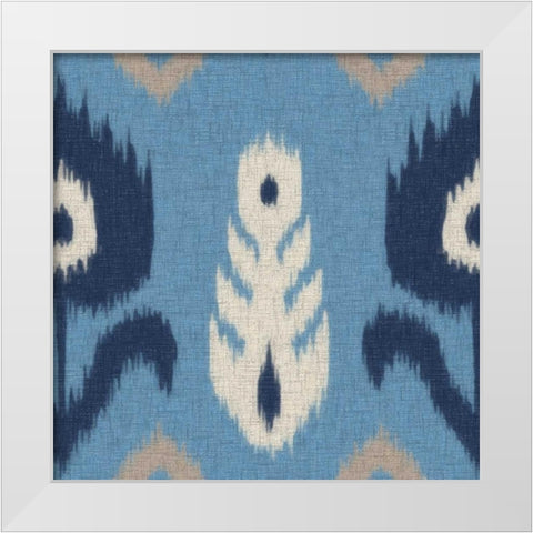 IKAT I White Modern Wood Framed Art Print by Greene, Taylor