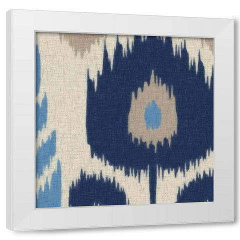 IKAT II White Modern Wood Framed Art Print by Greene, Taylor