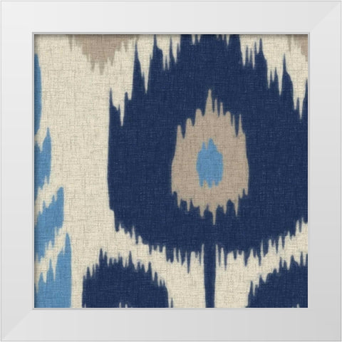 IKAT II White Modern Wood Framed Art Print by Greene, Taylor