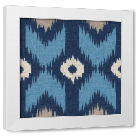 IKAT III White Modern Wood Framed Art Print by Greene, Taylor
