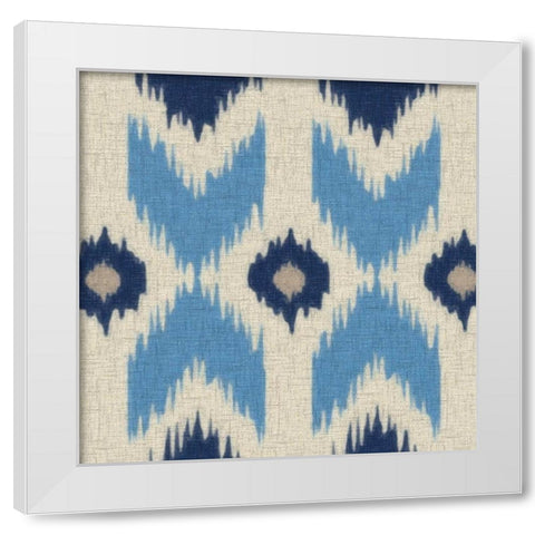 IKAT IV White Modern Wood Framed Art Print by Greene, Taylor