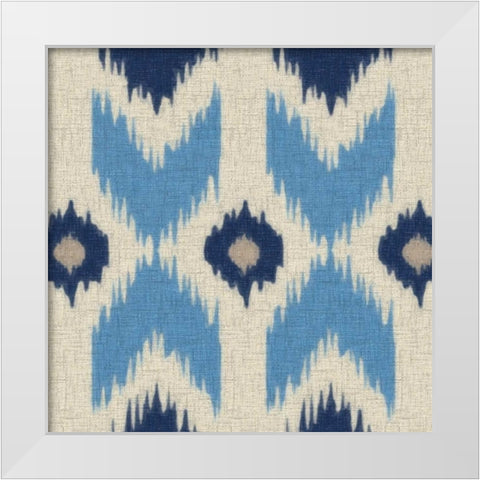IKAT IV White Modern Wood Framed Art Print by Greene, Taylor