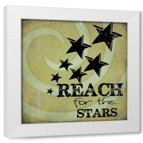 REACH White Modern Wood Framed Art Print by Greene, Taylor