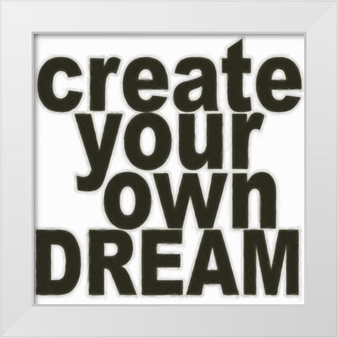 Create Your White Modern Wood Framed Art Print by Greene, Taylor