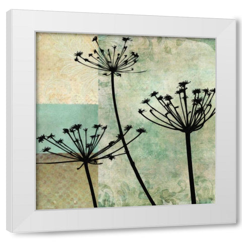 BOTANICAL SILHOUETTE I White Modern Wood Framed Art Print by Greene, Taylor