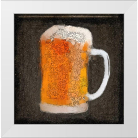 Mancave 7 White Modern Wood Framed Art Print by Greene, Taylor