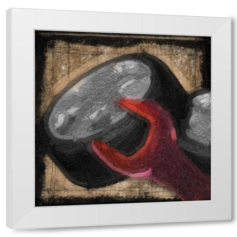 Mancave 9 White Modern Wood Framed Art Print by Greene, Taylor