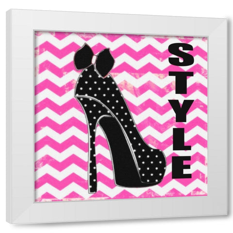 STYLE White Modern Wood Framed Art Print by Greene, Taylor