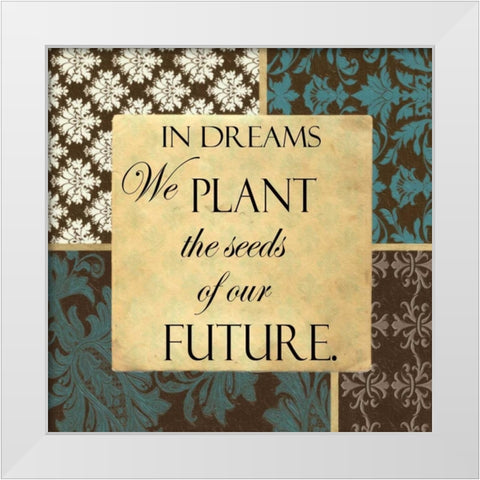 In Dreams B White Modern Wood Framed Art Print by Greene, Taylor