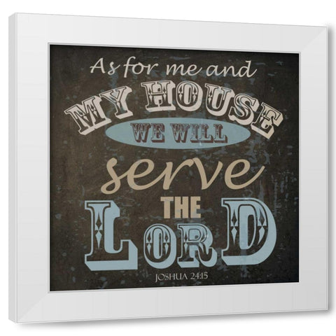 MY HOUSE White Modern Wood Framed Art Print by Greene, Taylor
