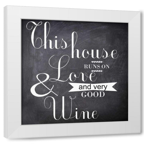 This House Runs White Modern Wood Framed Art Print by Greene, Taylor