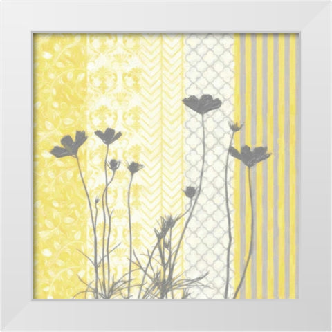 Sunshine Silhouette I White Modern Wood Framed Art Print by Greene, Taylor