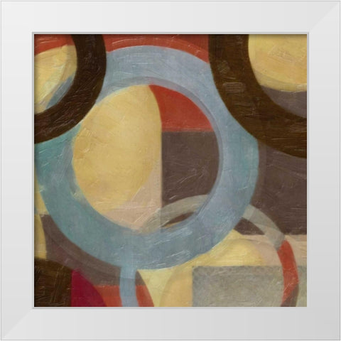 HALO WEAVE II White Modern Wood Framed Art Print by Greene, Taylor