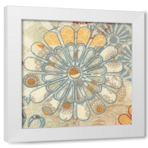 FLORA TRANCE II White Modern Wood Framed Art Print by Greene, Taylor