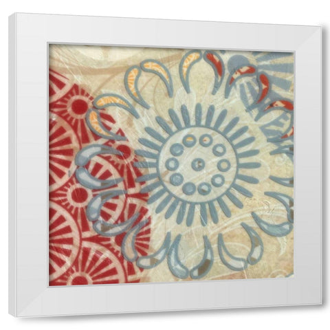 FLORA TRANCE IV White Modern Wood Framed Art Print by Greene, Taylor