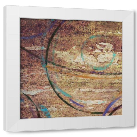 CIRCLE AROUND I White Modern Wood Framed Art Print by Greene, Taylor