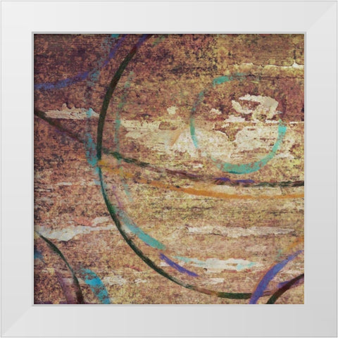 CIRCLE AROUND I White Modern Wood Framed Art Print by Greene, Taylor