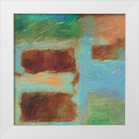 SPECTRUM I White Modern Wood Framed Art Print by Greene, Taylor