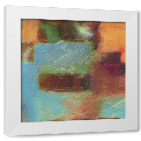 SPECTRUM  II White Modern Wood Framed Art Print by Greene, Taylor