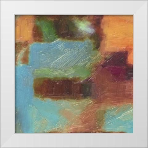 SPECTRUM  II White Modern Wood Framed Art Print by Greene, Taylor