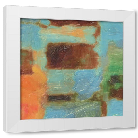 SPECTRUM III White Modern Wood Framed Art Print by Greene, Taylor
