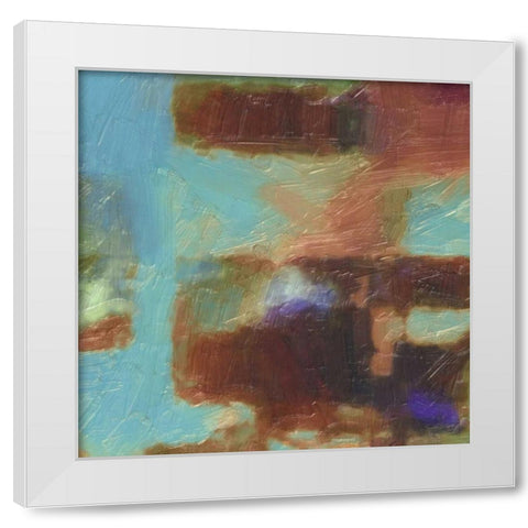 SPECTRUM IV White Modern Wood Framed Art Print by Greene, Taylor