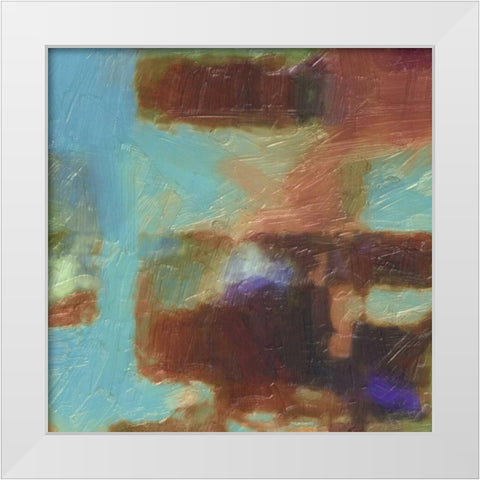 SPECTRUM IV White Modern Wood Framed Art Print by Greene, Taylor