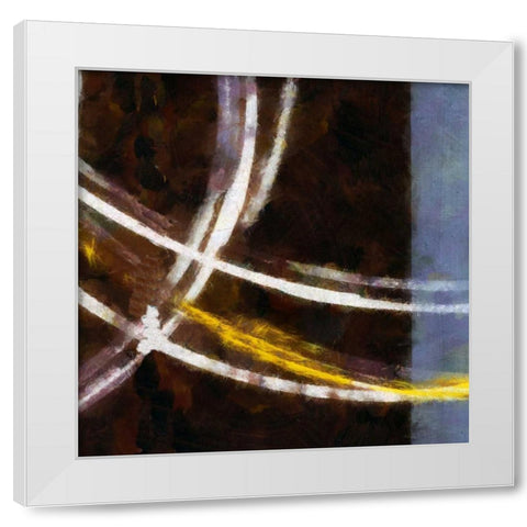 OPALA II White Modern Wood Framed Art Print by Greene, Taylor