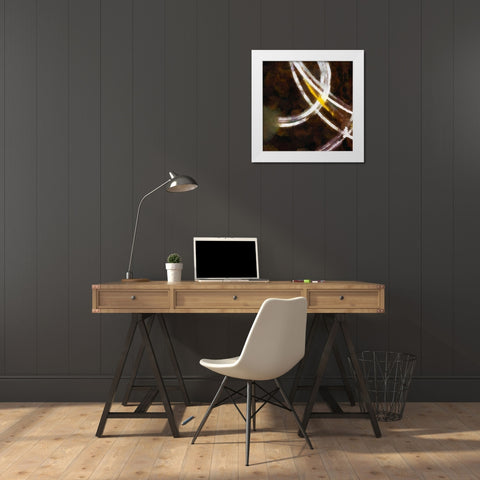 OPALA IV White Modern Wood Framed Art Print by Greene, Taylor