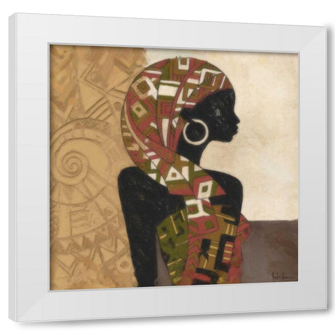 REGALITY I White Modern Wood Framed Art Print by Greene, Taylor