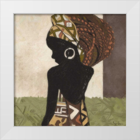 REGALITY II White Modern Wood Framed Art Print by Greene, Taylor