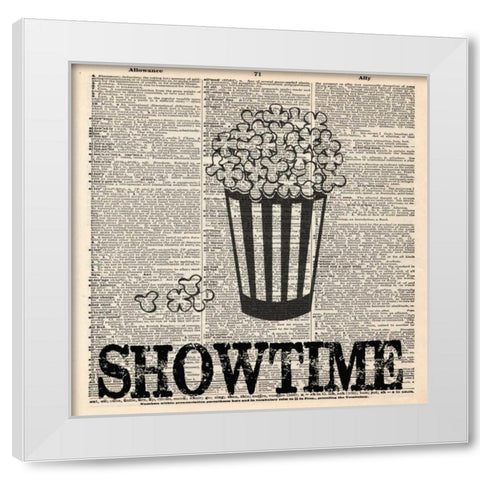 SHOWTIME 3 White Modern Wood Framed Art Print by Greene, Taylor