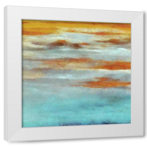 ABSTRACT HORIZON I White Modern Wood Framed Art Print by Greene, Taylor