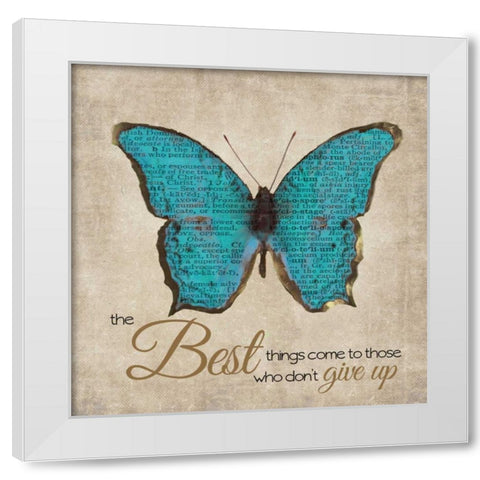 THE BEST THINGS 2 White Modern Wood Framed Art Print by Greene, Taylor