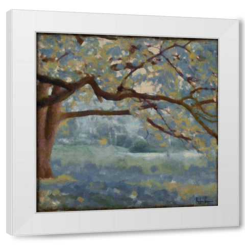 Azure Landscape White Modern Wood Framed Art Print by Greene, Taylor