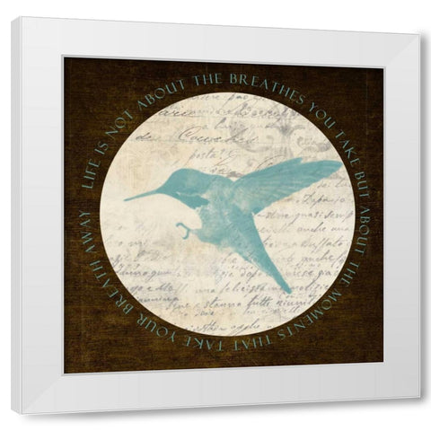Life Bird White Modern Wood Framed Art Print by Greene, Taylor