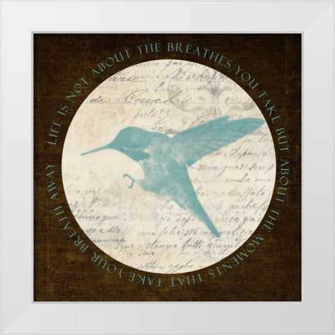 Life Bird White Modern Wood Framed Art Print by Greene, Taylor