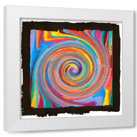 Lines Of Beauty II White Modern Wood Framed Art Print by Greene, Taylor