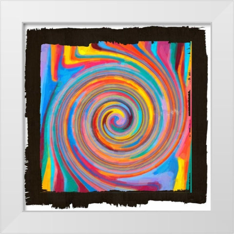 Lines Of Beauty II White Modern Wood Framed Art Print by Greene, Taylor